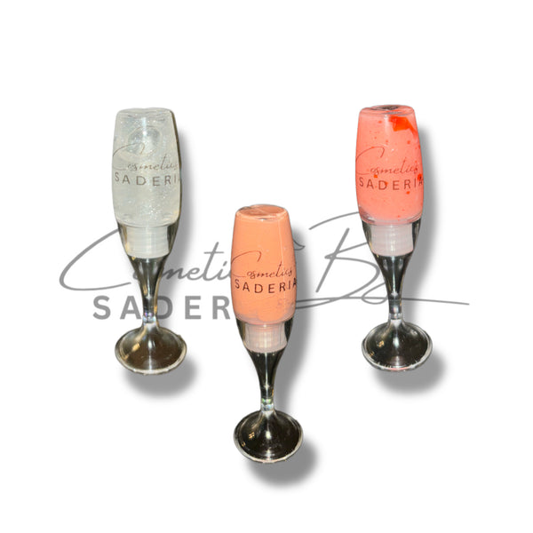 Limited Edition Champagne Flute Set Lip Moist