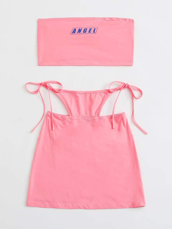 Pink Angel two piece