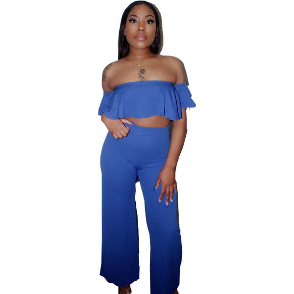 HUSSLE BLUE TWO PIECE